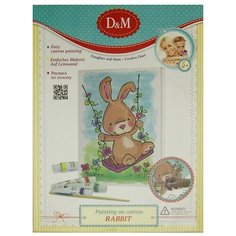 D&M Картина по контурам "Кролик" 18х24 см (60821)