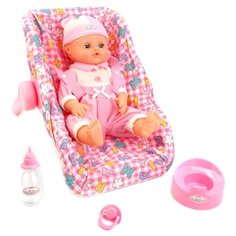 Интерактивный пупс Карапуз в переноске, 40 см, BAE1999-01-RU