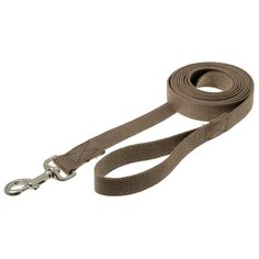 Поводок для собак V.I.Pet ПБ3/25С коричневый 3 м 25 мм