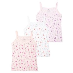 Майка BAYKAR размер 86/92, белый/бежевый/розовый