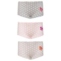 Трусы BAYKAR размер 86/92, розовый/серый/меланж