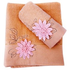 La Pastel Набор полотенец Гербера бежевый