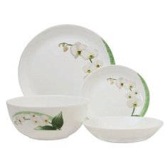 Столовый сервиз Luminarc White Orchid 19 предметов J7497
