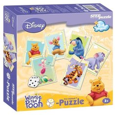 Настольная игра Step puzzle Кубик-пазл Медвежонок Винни
