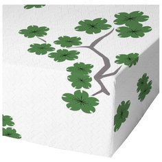 Простыня Ночь Нежна Зиг-заг удачи 120 х 200 см зеленый