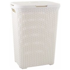 CURVER Корзина для белья Style 61.5х44.8x34.1 см кремовый