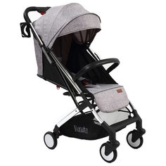 Прогулочная коляска Nuovita Anima grigio chiaro argento