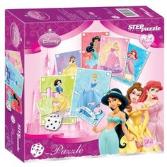 Настольная игра Step puzzle Кубик-пазл Принцессы