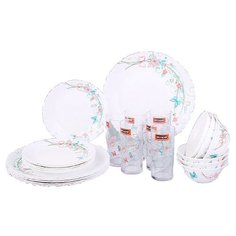 Столовый сервиз Arcopal Colombelle 24 предмета N2555 белый
