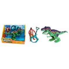 Игровой набор Chap Mei Аллозавр и охотник со снаряжением 542015-1