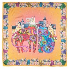 Платок Rossini FC657-K153C оранжевый/синий