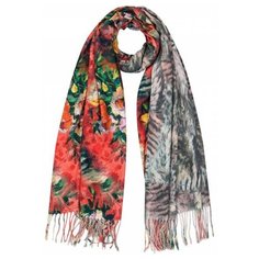 Палантин Rossini P3737-3 красный/коричневый