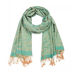 Палантин Rossini PJ1938-5 бежевый/зеленый