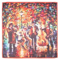 Платок Rossini FC657-15-201 коричневый/оранжевый