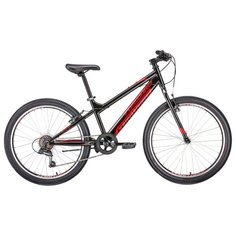 Подростковый горный (MTB) велосипед FORWARD Titan 24 1.0 (2019) черный (требует финальной сборки)