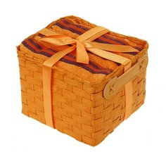 La Pastel Набор полотенец Line оранжевый