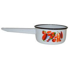 Ковш Appetite Паприка 1с22с 1 л, белый/красный