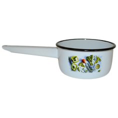 Ковш Appetite Свежая зелень 1с22с 1 л, белый/зеленый