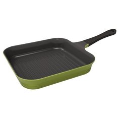 Сковорода-гриль Frybest Oliva G28l 28х28 см, зеленый/черный