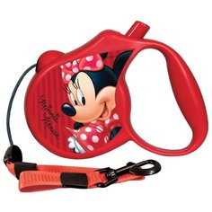 Поводок-рулетка для собак Triol Disney Minnie (S) красный 3 м