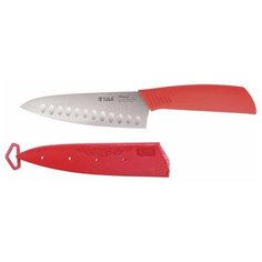 Taller Нож поварской Мэрун 20 см красный