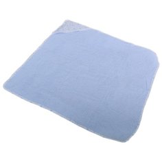 BabyBunny Полотенце с уголком банное 100х100 см голубое