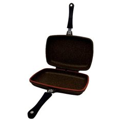 Сковорода двойная Dariis HUR-A-15200 34х24 см, коричневый