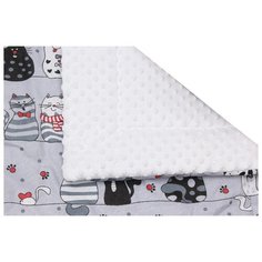 Плед Amarobaby Растем вместе 85х95 см котики