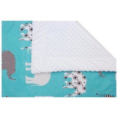 Плед Amarobaby Растем вместе 85х95 см слоники