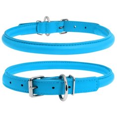 Ошейник COLLAR Glamour круглый 3505 33-41 см голубой