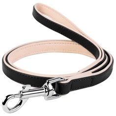 Поводок для собак COLLAR Brilliance (без украшений) черный 1.22 м 18 мм