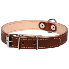 Ошейник COLLAR двойной 0012 27-35 см коричневый