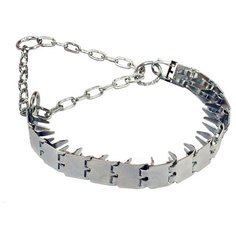 Строгий ошейник Дарэлл пластинчатый цинк (090708) 50 см серый