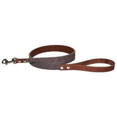 Поводок для собак Аркон Ричмонд коньячный 1.4 м 12 мм