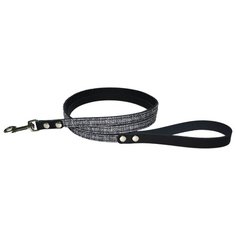 Поводок для собак Аркон Ричмонд черный 1.4 м 14 мм