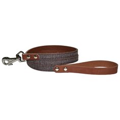 Поводок для собак Аркон Ричмонд коньячный 1.4 м 16 мм