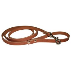 Поводок для собак Аркон Стандарт однослойный коньячный 1.4 м 11 мм