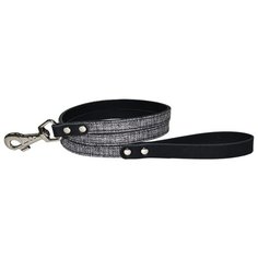 Поводок для собак Аркон Ричмонд черный 1.4 м 16 мм
