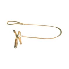 Шлейка с поводком Аркон Стандарт (к8), обхват шеи 24-32 см, натуральный