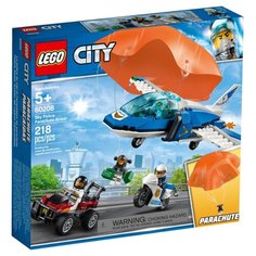 Конструктор LEGO City 60208 Воздушная полиция: арест парашютиста