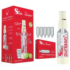 Сифон для газирования воды + баллоны Oursson OS1000SK слоновая кость