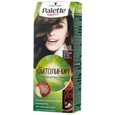 Palette Фитолиния Стойкая крем-краска для волос, 600 5-0 Светло-каштановый