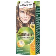 Palette Фитолиния Стойкая крем-краска для волос, 460 7-55 Золотистый блондин