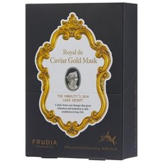 Frudia Омолаживающая маска для лица с экстрактом икры и золотом Royal de caviar gold mask, 10 шт.