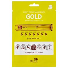 MIJIN Cosmetics тканевая маска Mj Care Daily Dew с золотом, 25 г