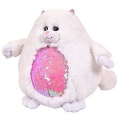 Мягкая игрушка ABtoys Кошка с пайетками 20 см