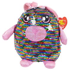 Мягкая игрушка ABtoys Заяц с пайетками 20 см