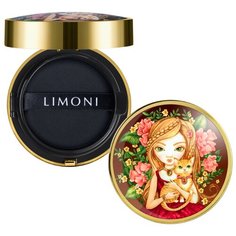 Limoni Тональный флюид All Stay Cover Cushion SPF 35 / PA++ Animal Princess, оттенок: 02