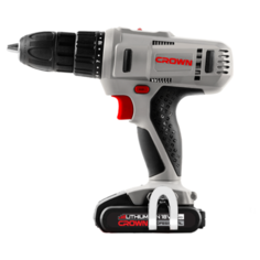 Аккумуляторная дрель-шуруповерт CROWN CT21056L-1.5 BMC 50 Н·м серый/черный
