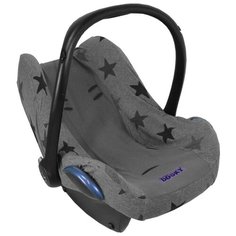 DOOKY- XPLORYS Чехол в автокресло Seat cover 0+ Melange grey stars